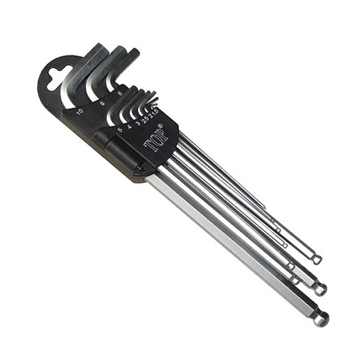 1.5-10mm Bộ lục giác đầu bi 9 cây chuẩn